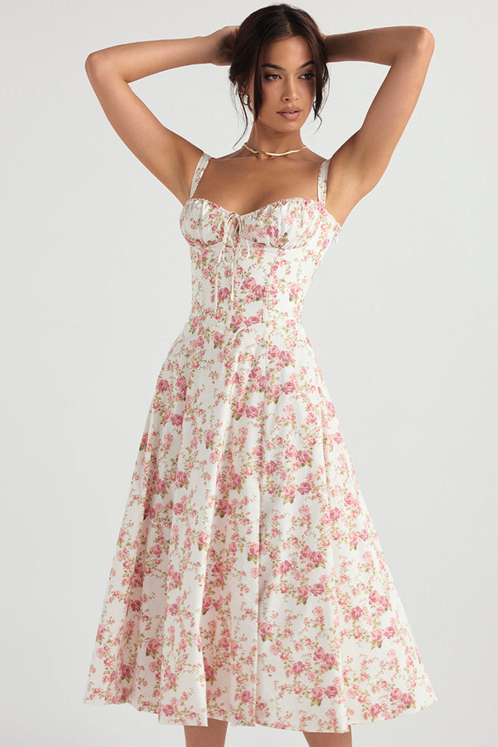 CELINE | LONGUE ROBE FLORALE
