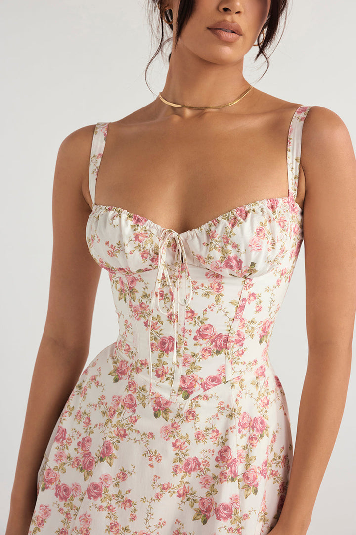 CELINE | LONGUE ROBE FLORALE