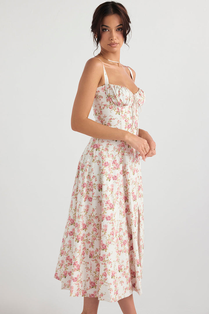 CELINE | LONGUE ROBE FLORALE