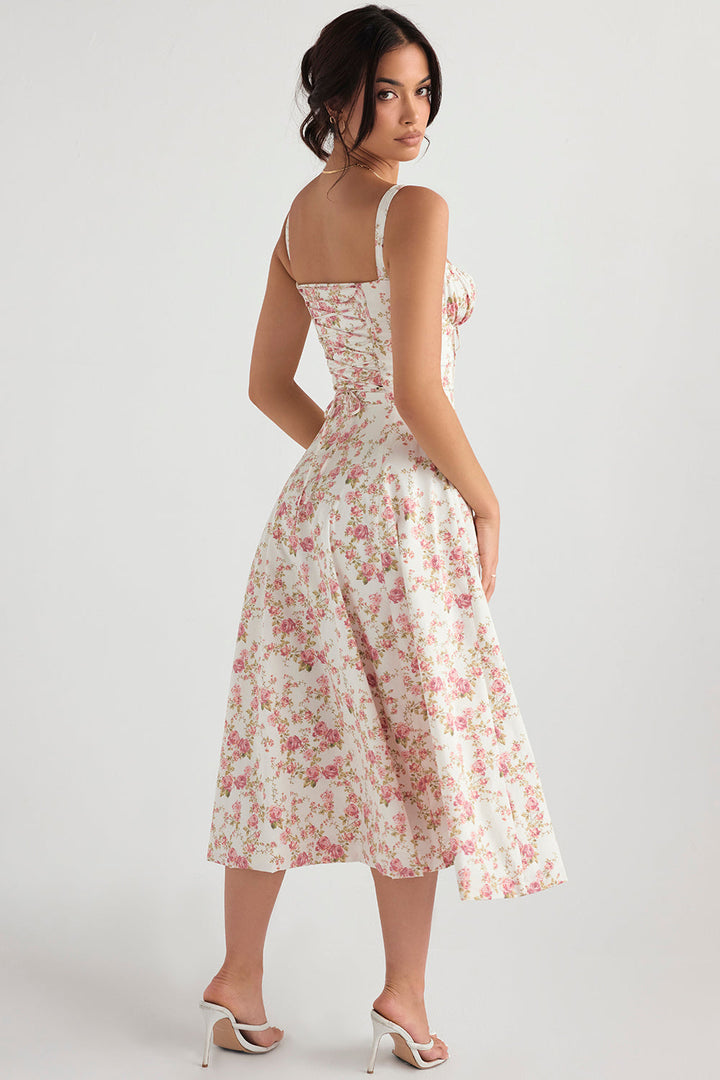 CELINE | LONGUE ROBE FLORALE