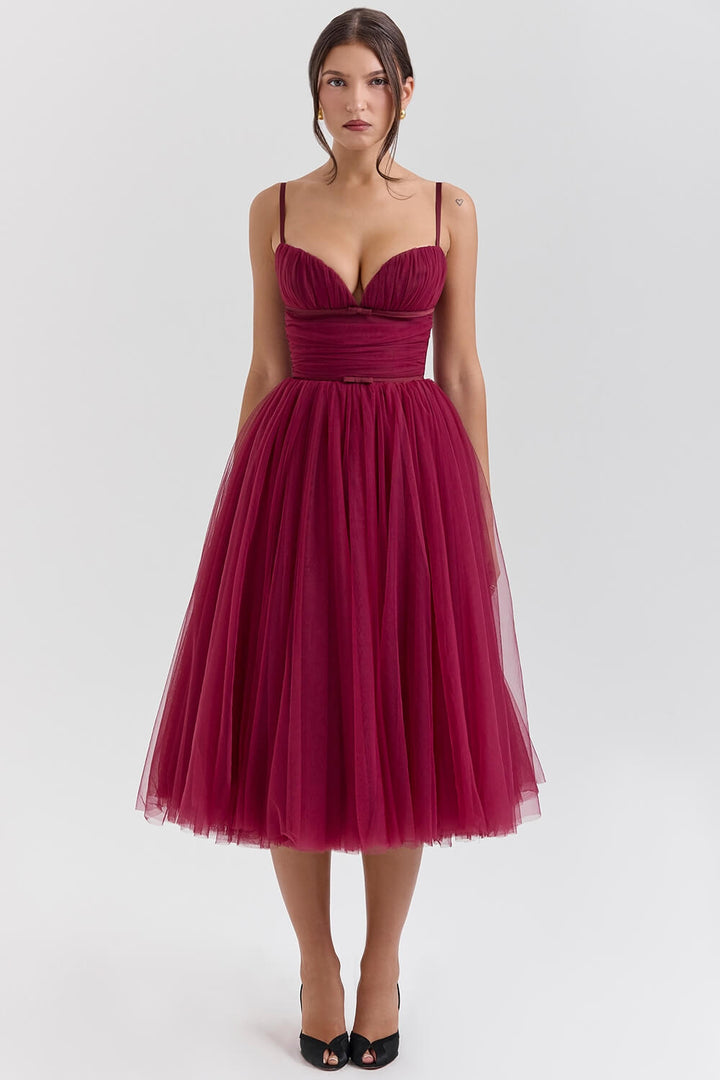 OPHELIE | ROBE ROUGE