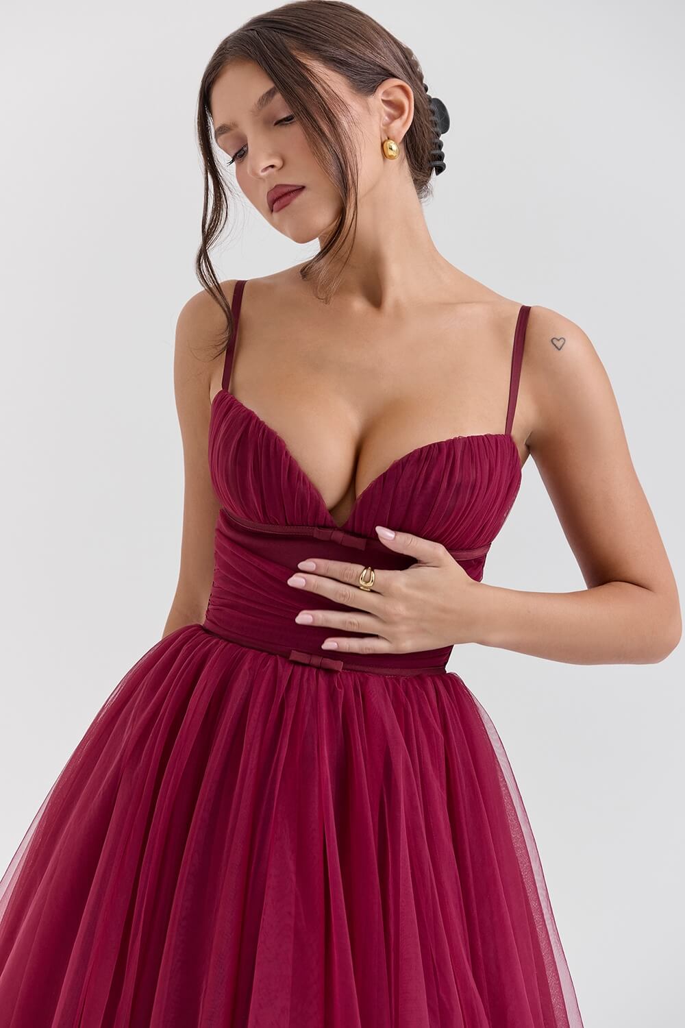 OPHELIE | ROBE ROUGE