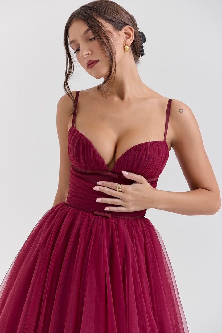 OPHELIE | ROBE ROUGE