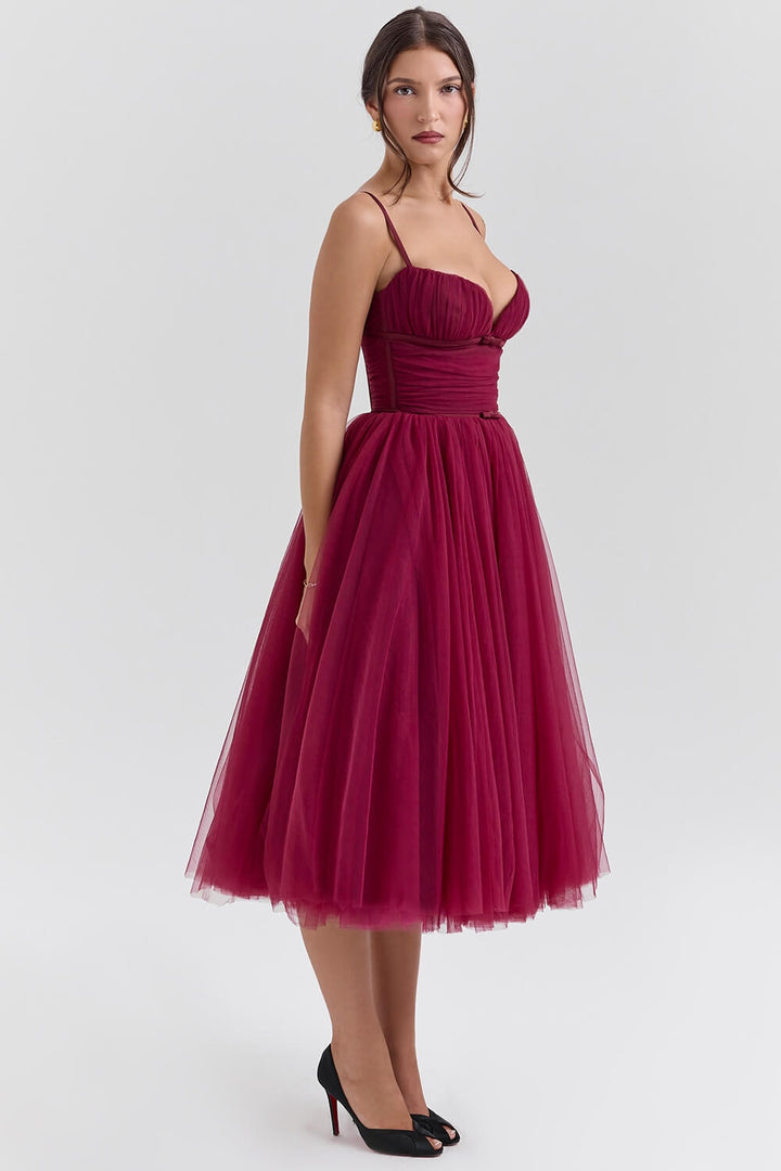 OPHELIE | ROBE ROUGE