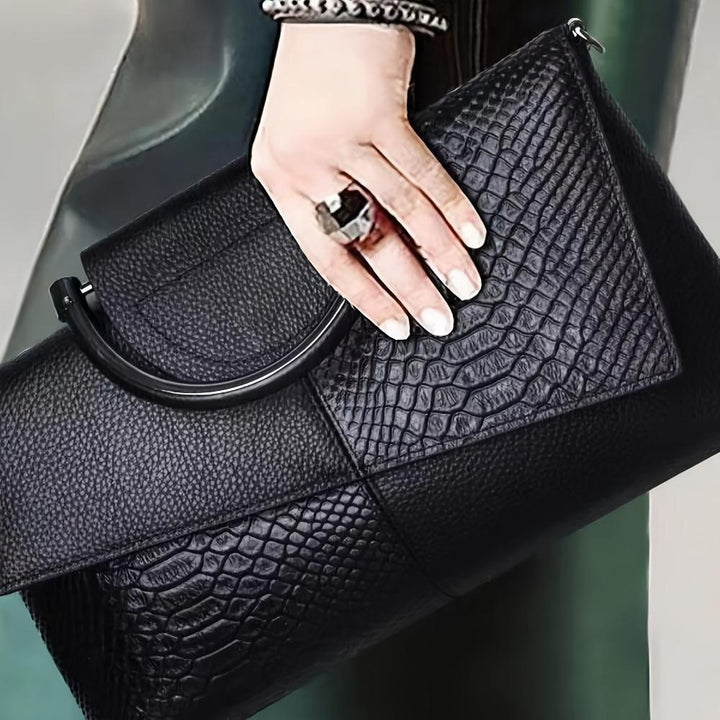 CELESTE | SAC DE LUXE À MOTIF CROCODILE