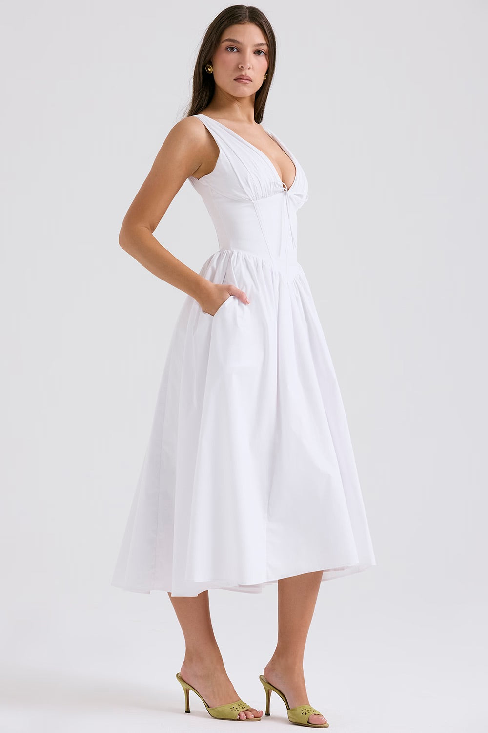 EMMA | ROBE BLANCHE ÉLÉGANTE