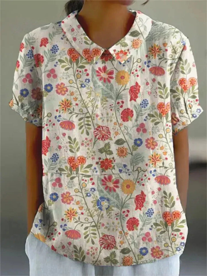 MARGAUX | CHEMISE ÉLÉGANTE À FLEURS