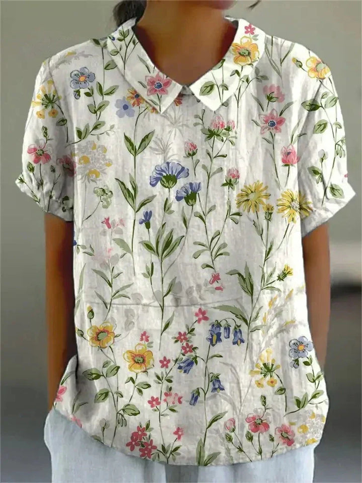 MARGAUX | CHEMISE ÉLÉGANTE À FLEURS