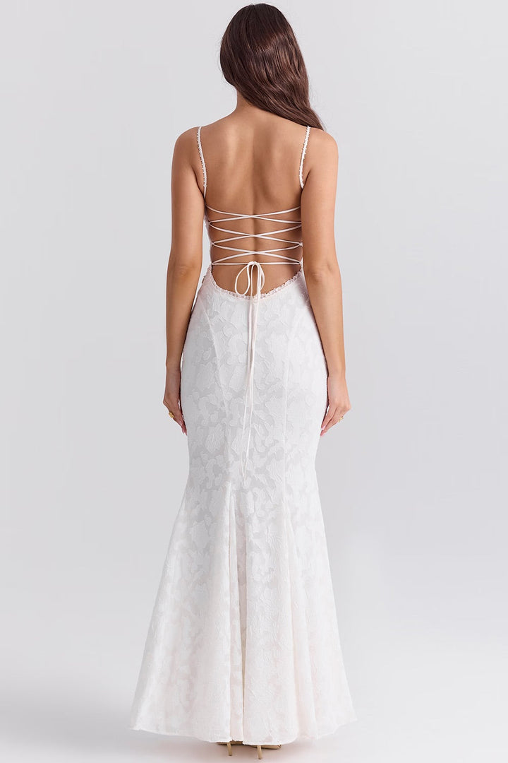 BÉATRICE | ROBE MOULANTE À MOTIFS
