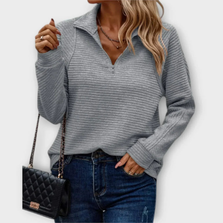 OLIVIA | PULL DEMI-ZIP