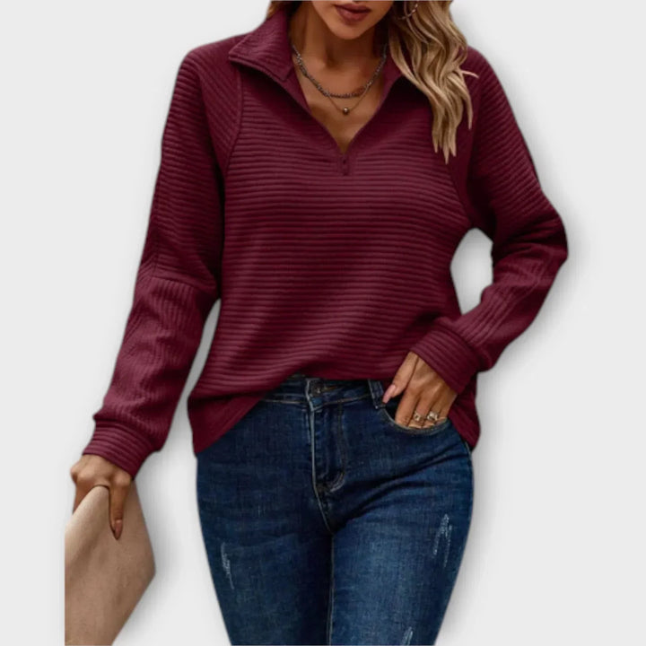 OLIVIA | PULL DEMI-ZIP