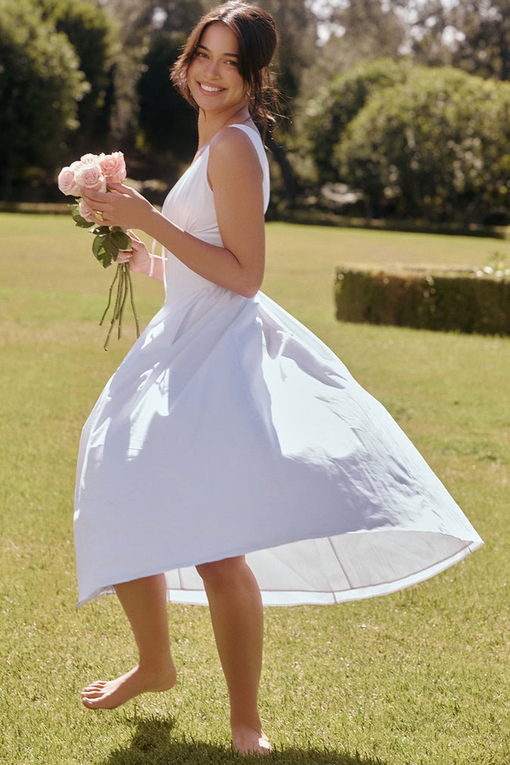 EMMA | ROBE BLANCHE ÉLÉGANTE