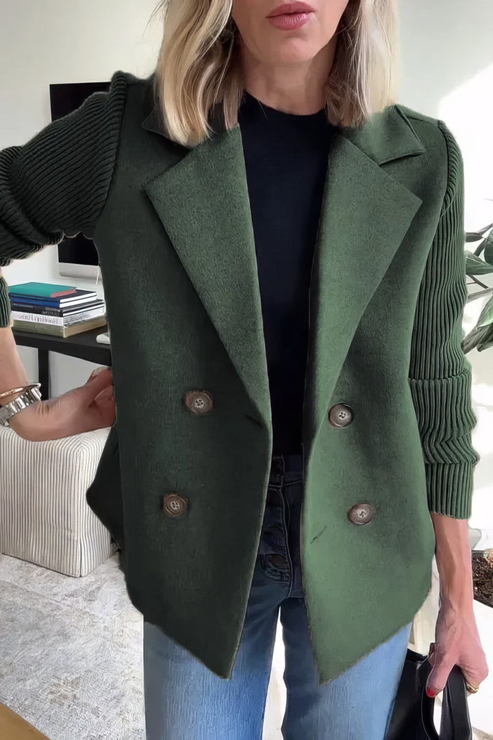 CLAIRE | VESTE DE CARDIGAN EN PATCHWORK
