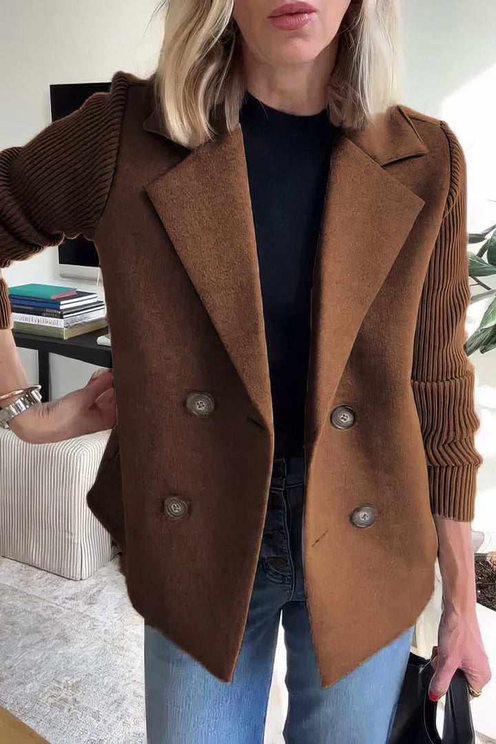 CLAIRE | VESTE DE CARDIGAN EN PATCHWORK