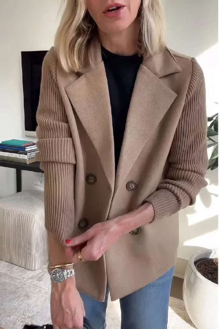 CLAIRE | VESTE DE CARDIGAN EN PATCHWORK