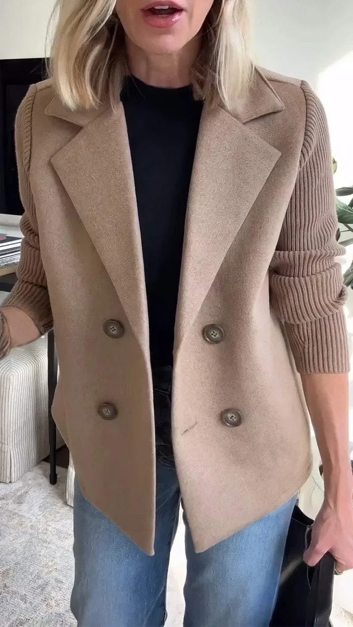 CLAIRE | VESTE DE CARDIGAN EN PATCHWORK