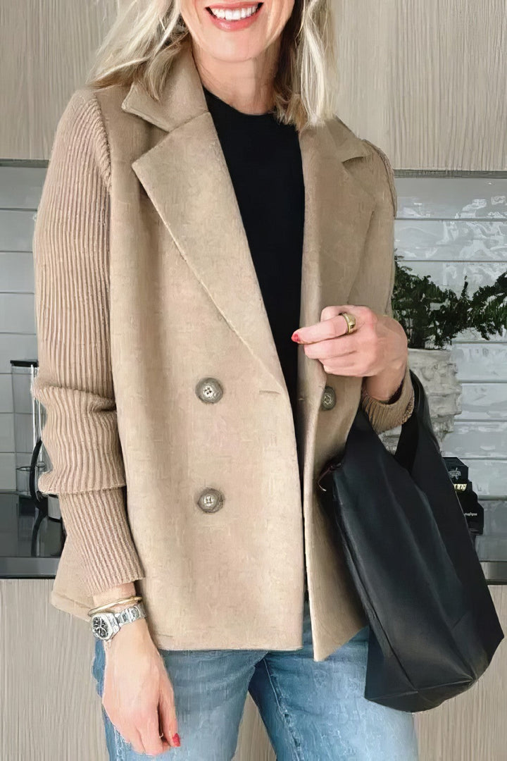 CLAIRE | VESTE DE CARDIGAN EN PATCHWORK